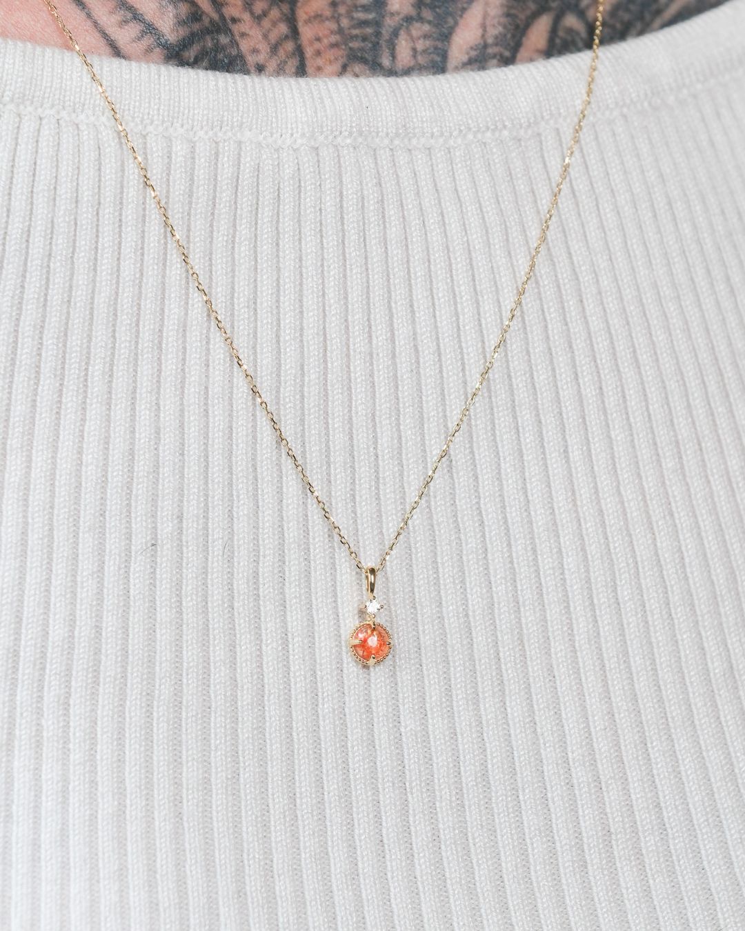 RION x Buddha Jewelry Manifest - Oregon Sunstone - Necklace