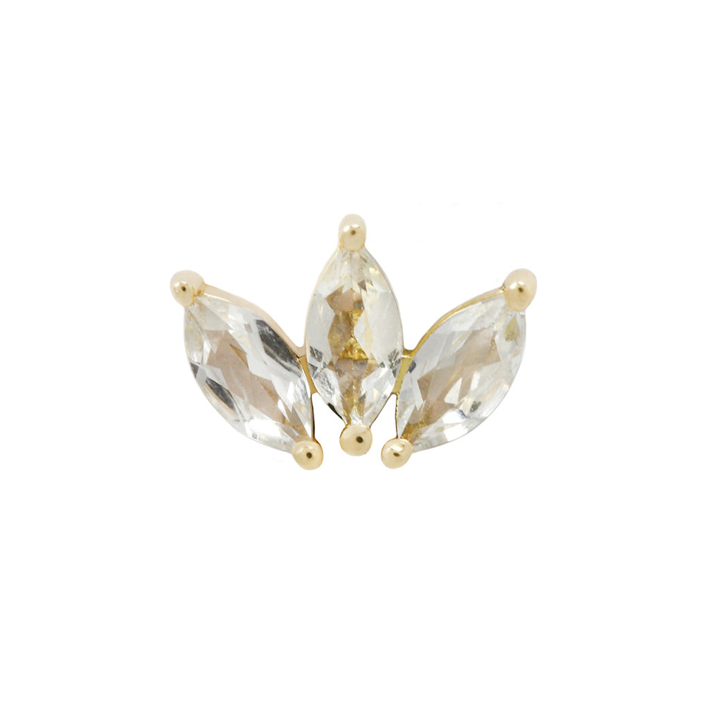 Moet Threadless End with CZ
