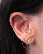 Mini Trinity Diamond Flat Back Stud