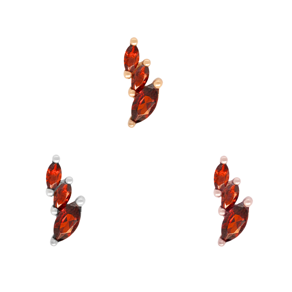 Multiplicity - Garnet- Threadless End