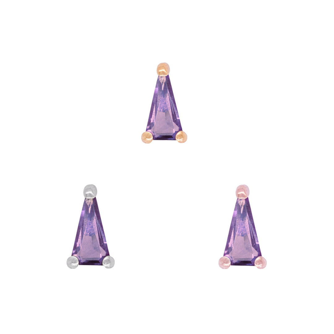 Seek - Amethyst - Threadless End