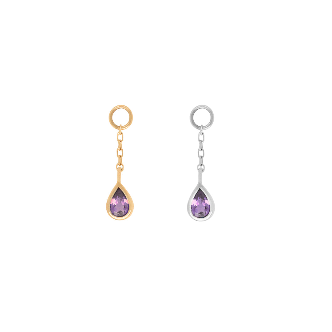 Concorde - Amethyst + Chain - Charm