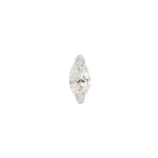 Zuri Flat Back Stud with CZ