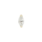 Zuri Flat Back Stud with CZ