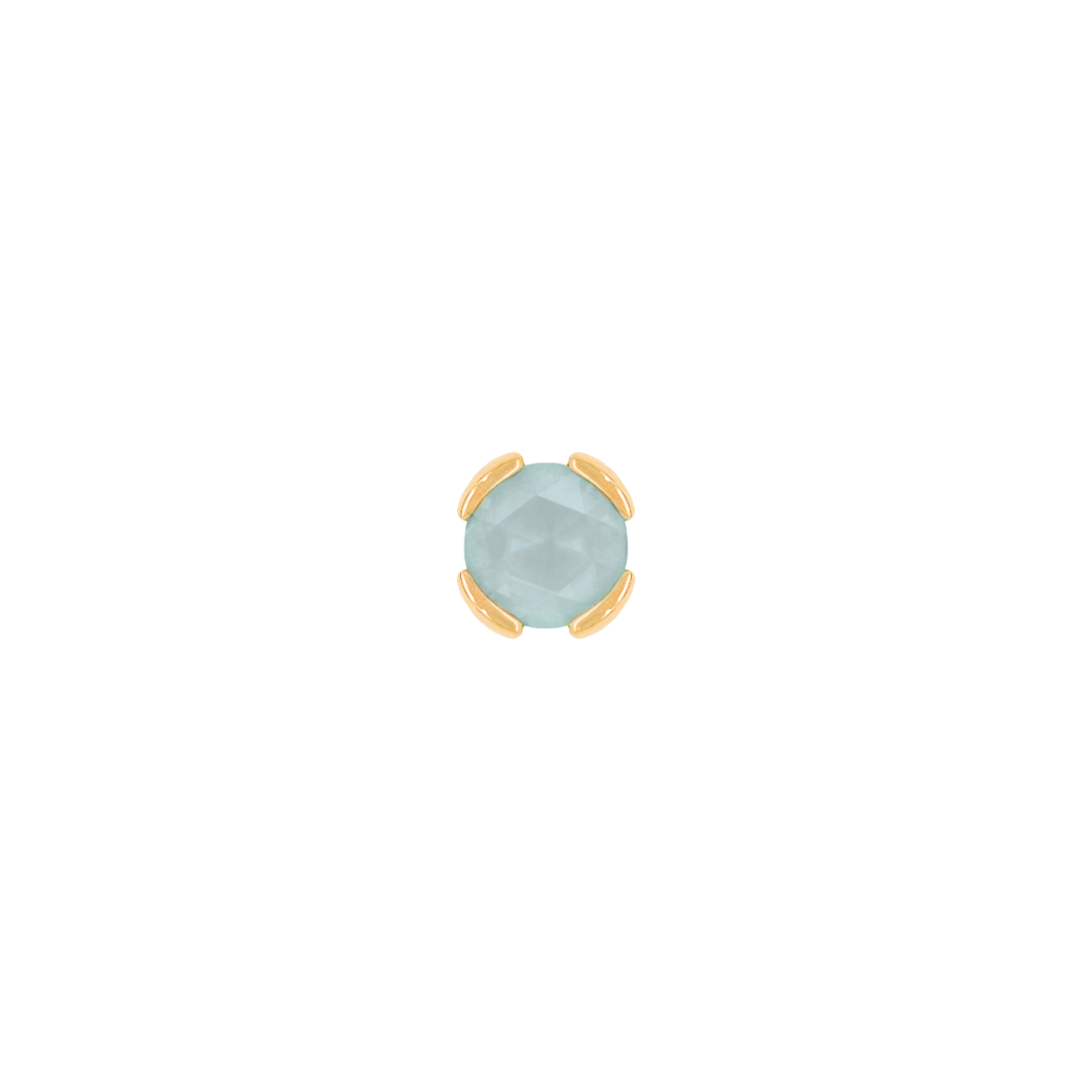 Peekaboo - Sandblasted Aquamarine - Threadless End
