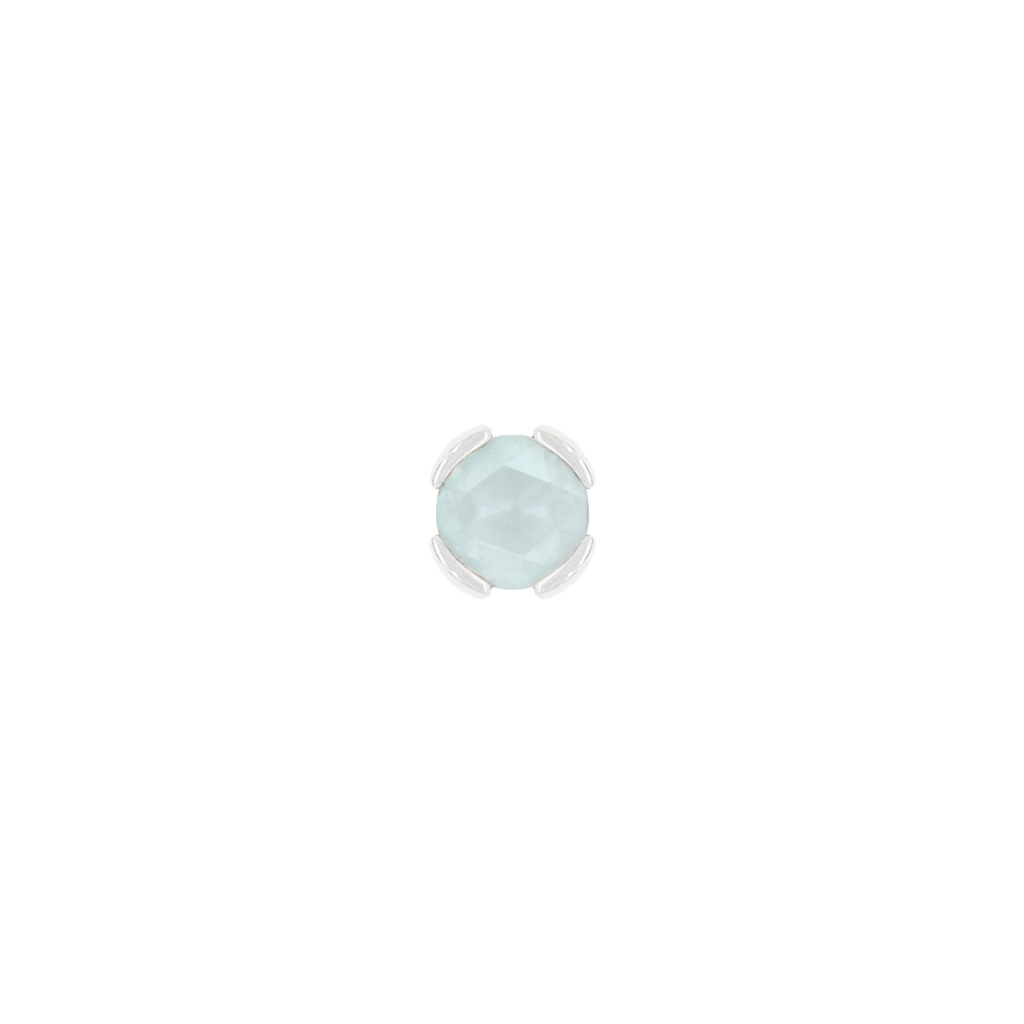 Peekaboo - Sandblasted Aquamarine - Threadless End