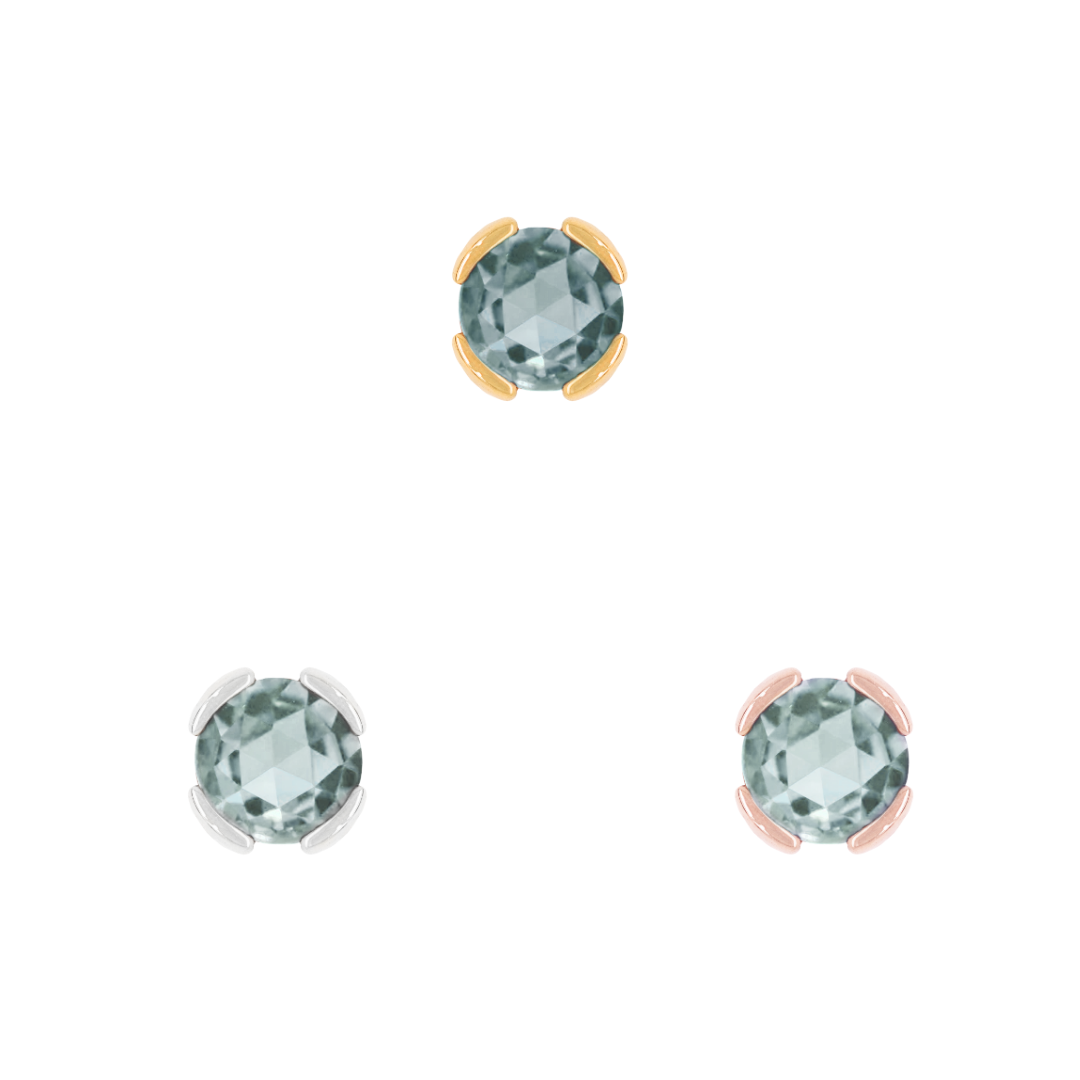Peekaboo - Aquamarine - Threadless End