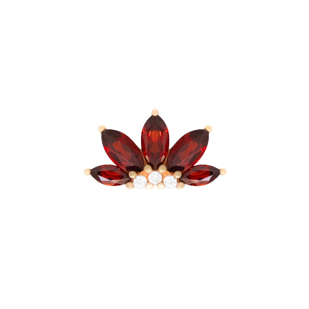 Valentina - Garnet - Threadless End