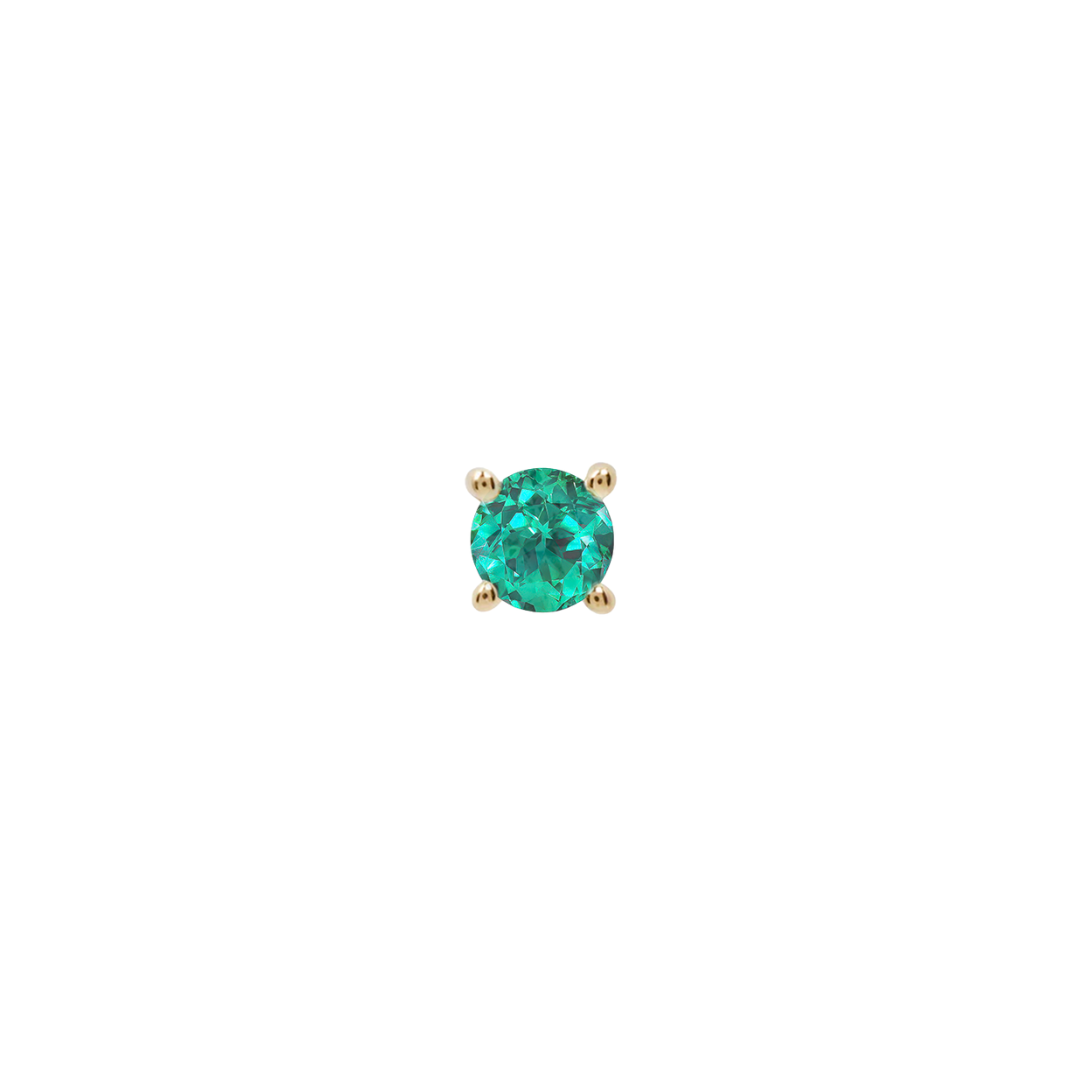 Emerald Prong (Lab Grown) - Threadless End
