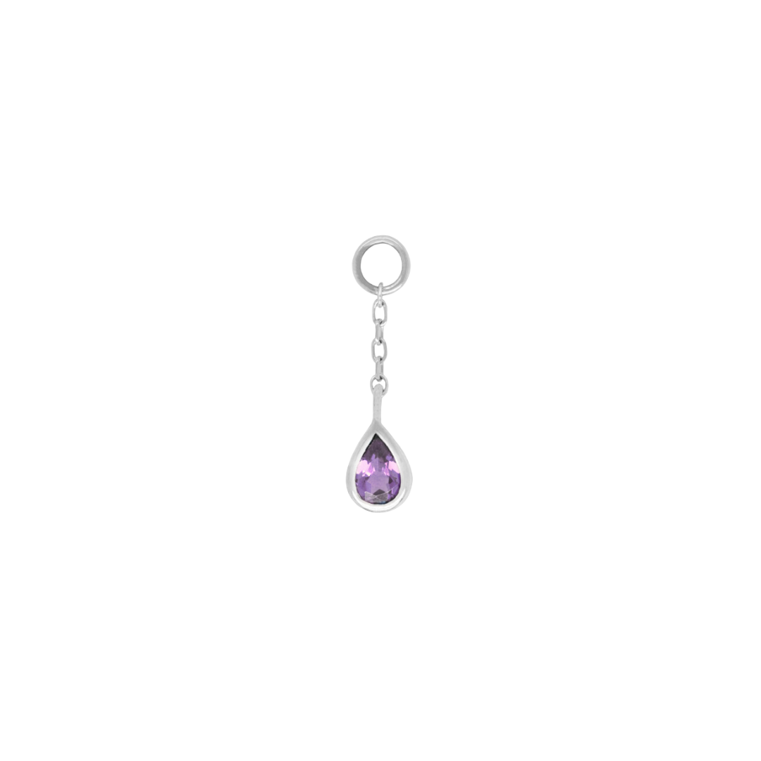 Concorde - Amethyst + Chain - Charm