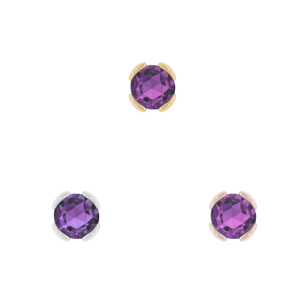 Peekaboo - Amethyst - Threadless End