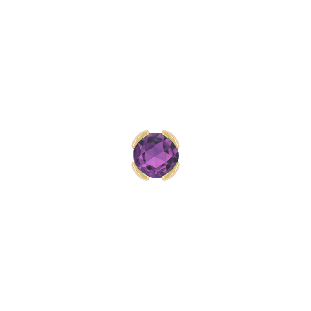 Peekaboo - Amethyst - Threadless End