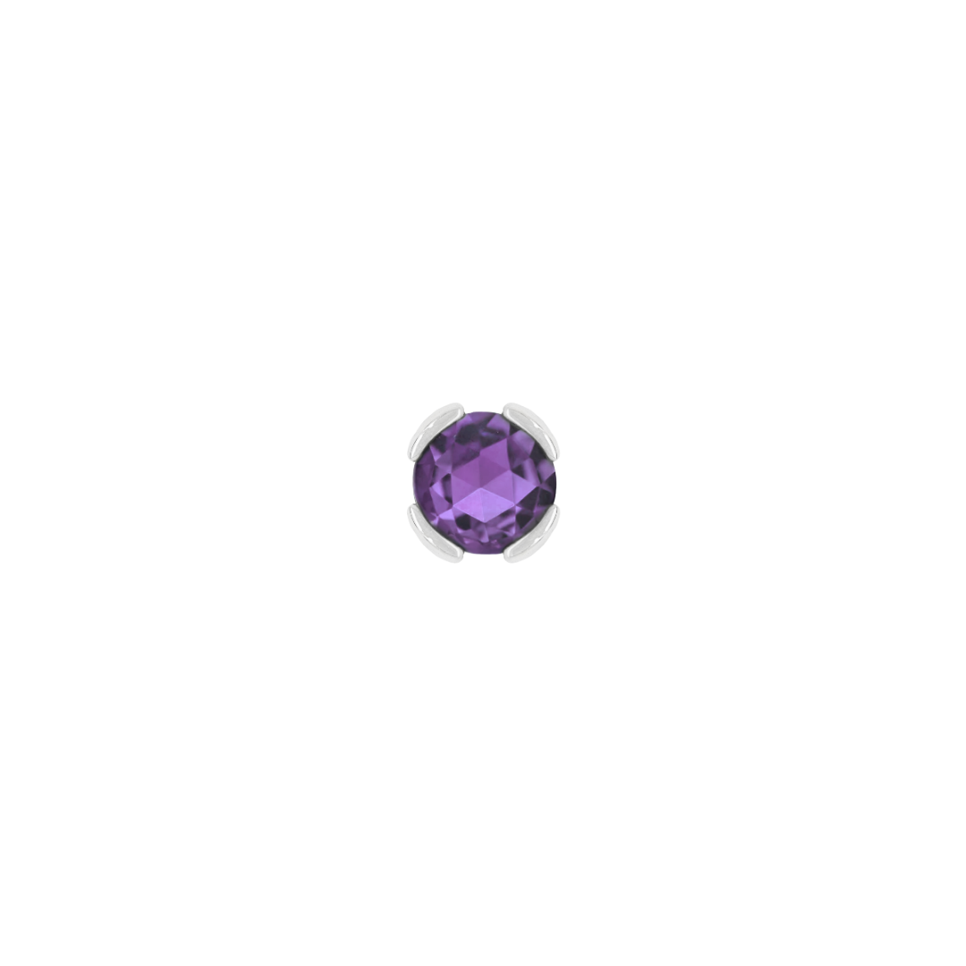 Peekaboo - Amethyst - Threadless End