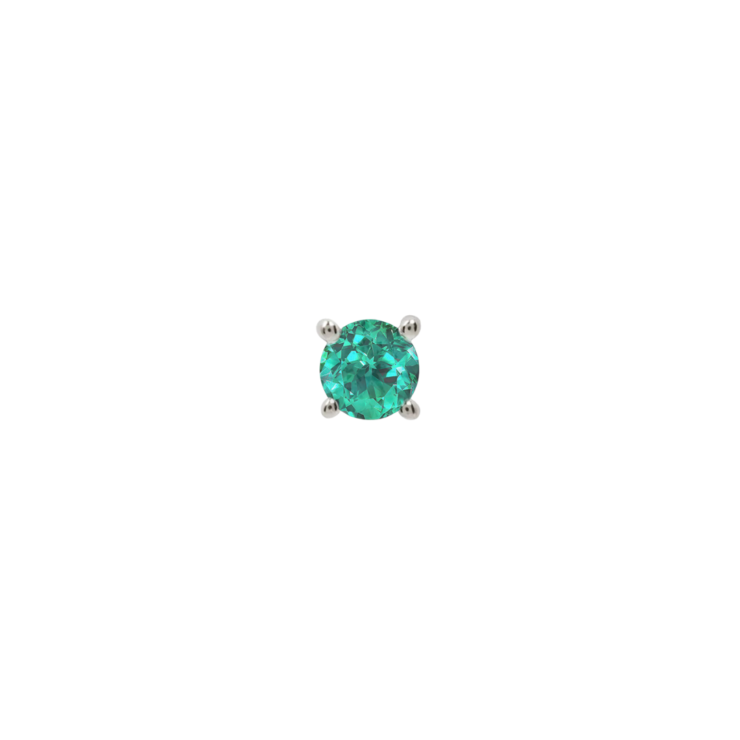 Emerald Prong (Lab Grown) - Threadless End