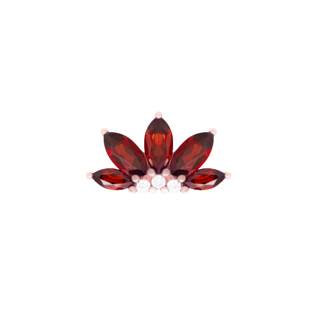 Valentina - Garnet - Threadless End