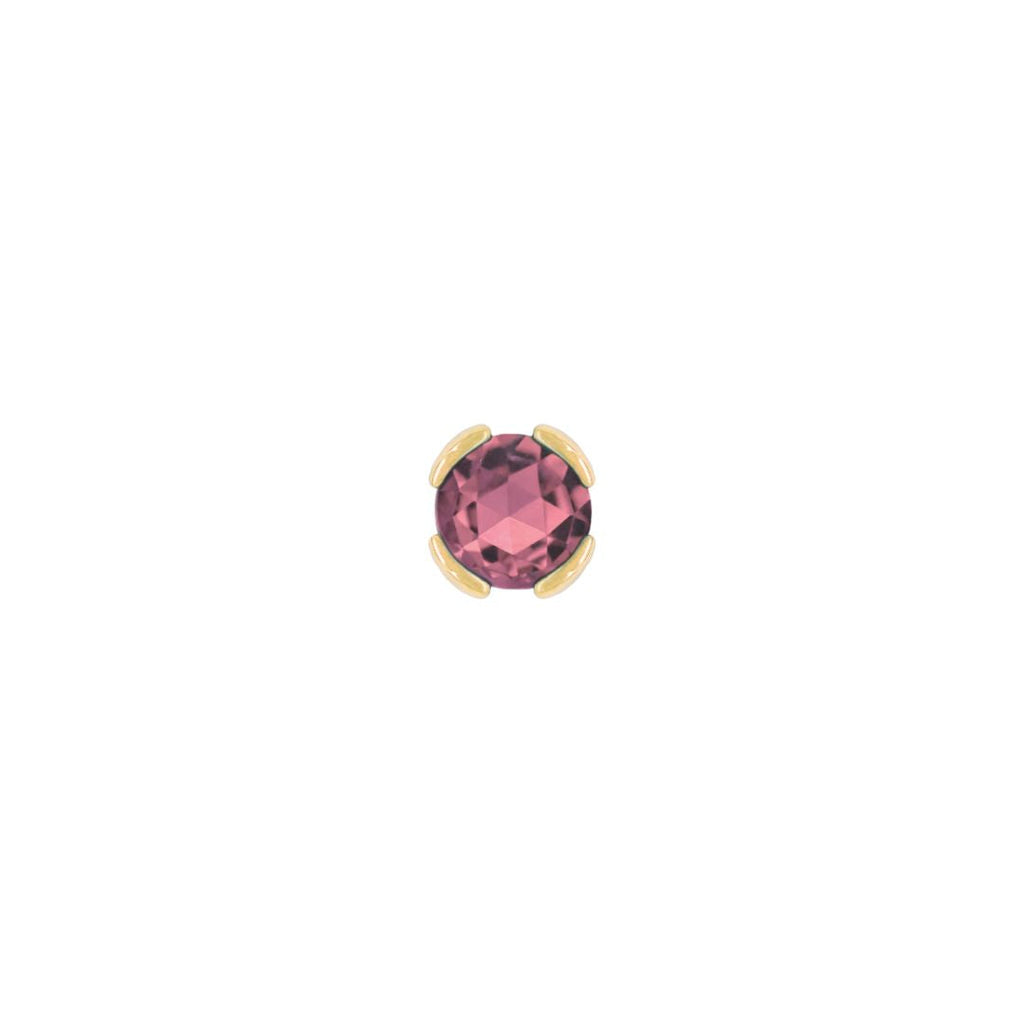 Peekaboo - Pink Tourmaline - Threadless End