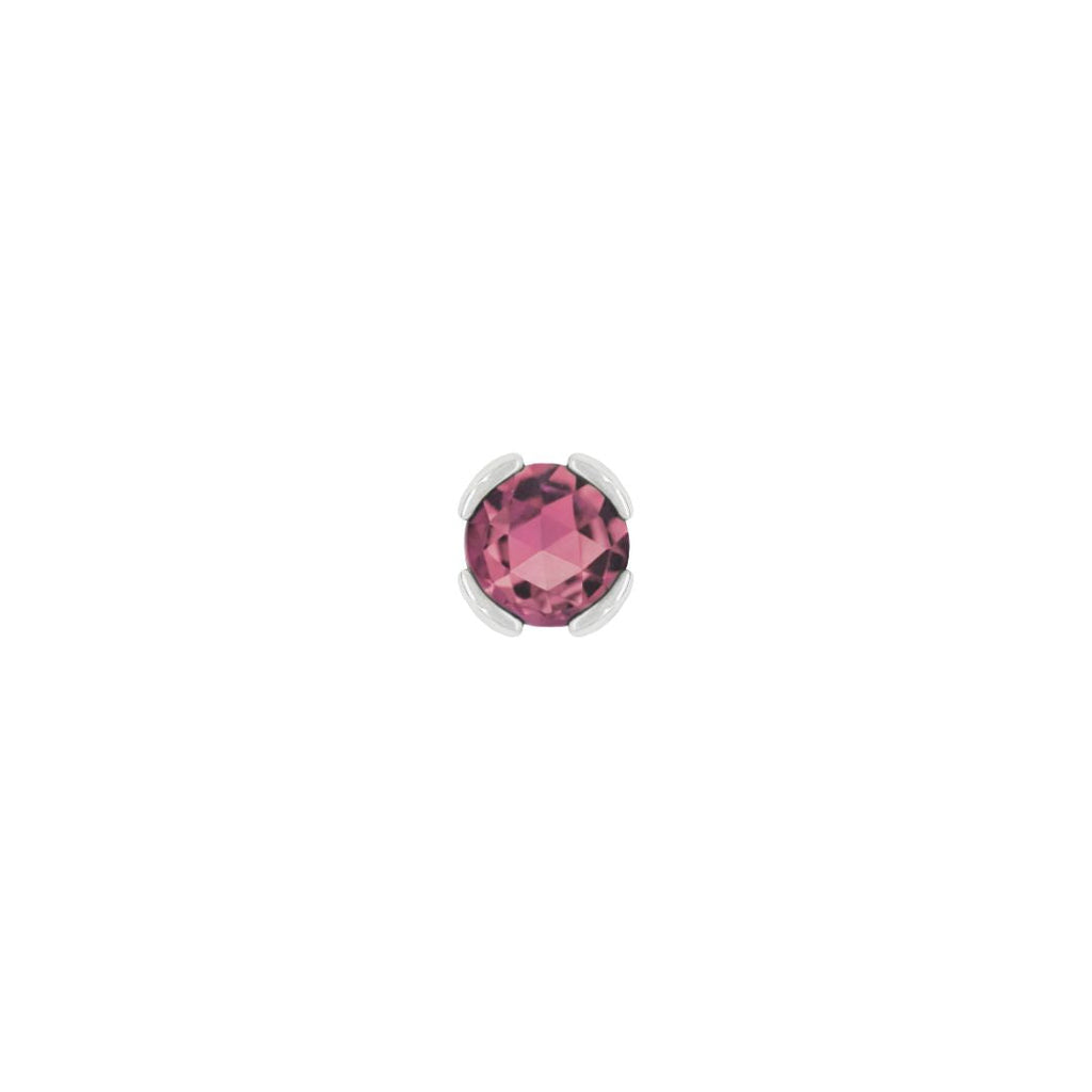 Peekaboo - Pink Tourmaline - Threadless End
