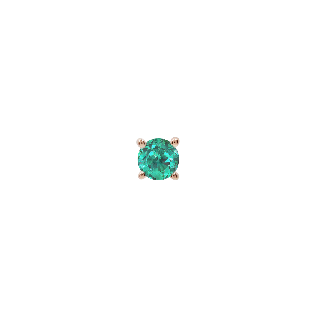 Emerald Prong (Lab Grown) - Threadless End