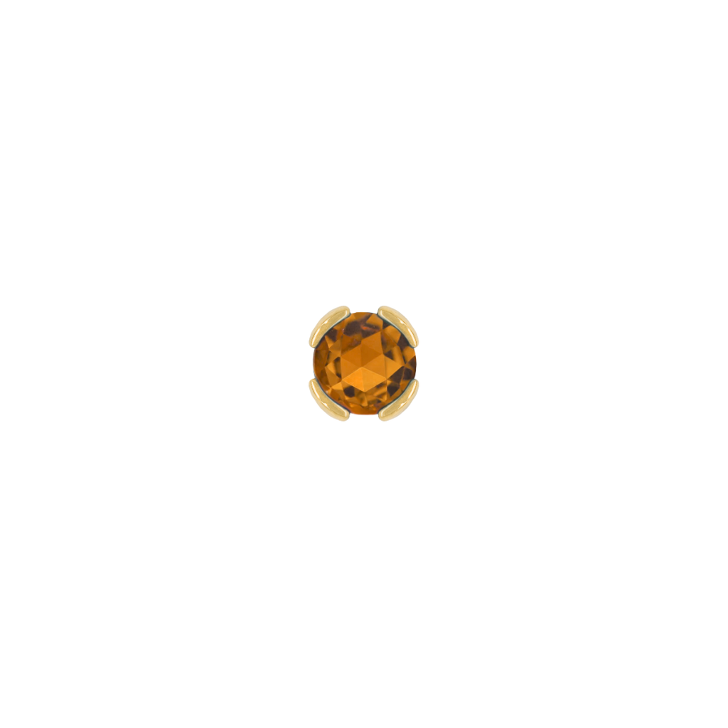 Peekaboo - Citrine - Threadless End