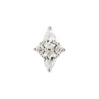 Ethereal Flat Back Stud with CZ