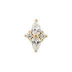 Ethereal Flat Back Stud with CZ