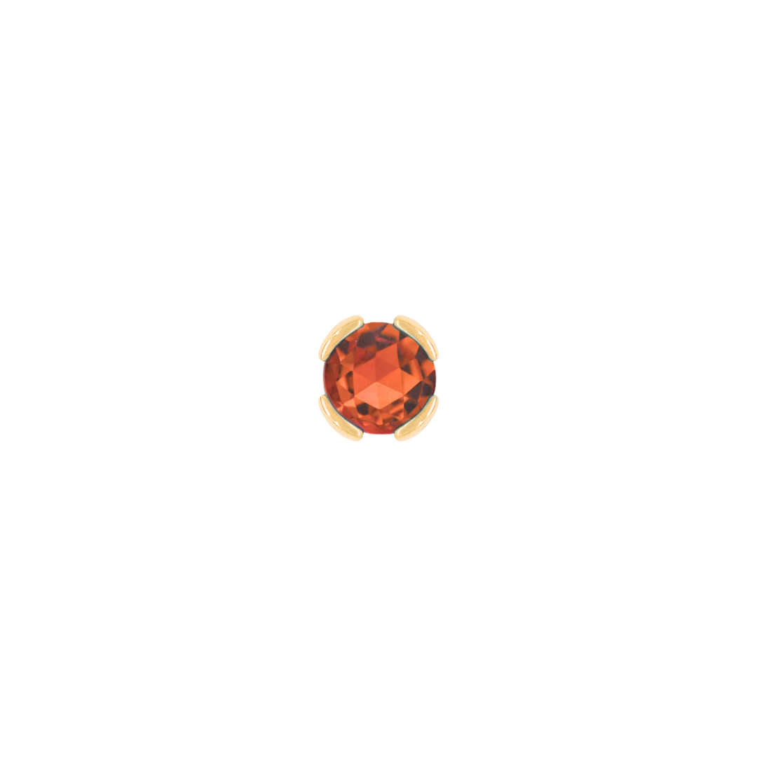 Peekaboo - Orange Garnet - Threadless End