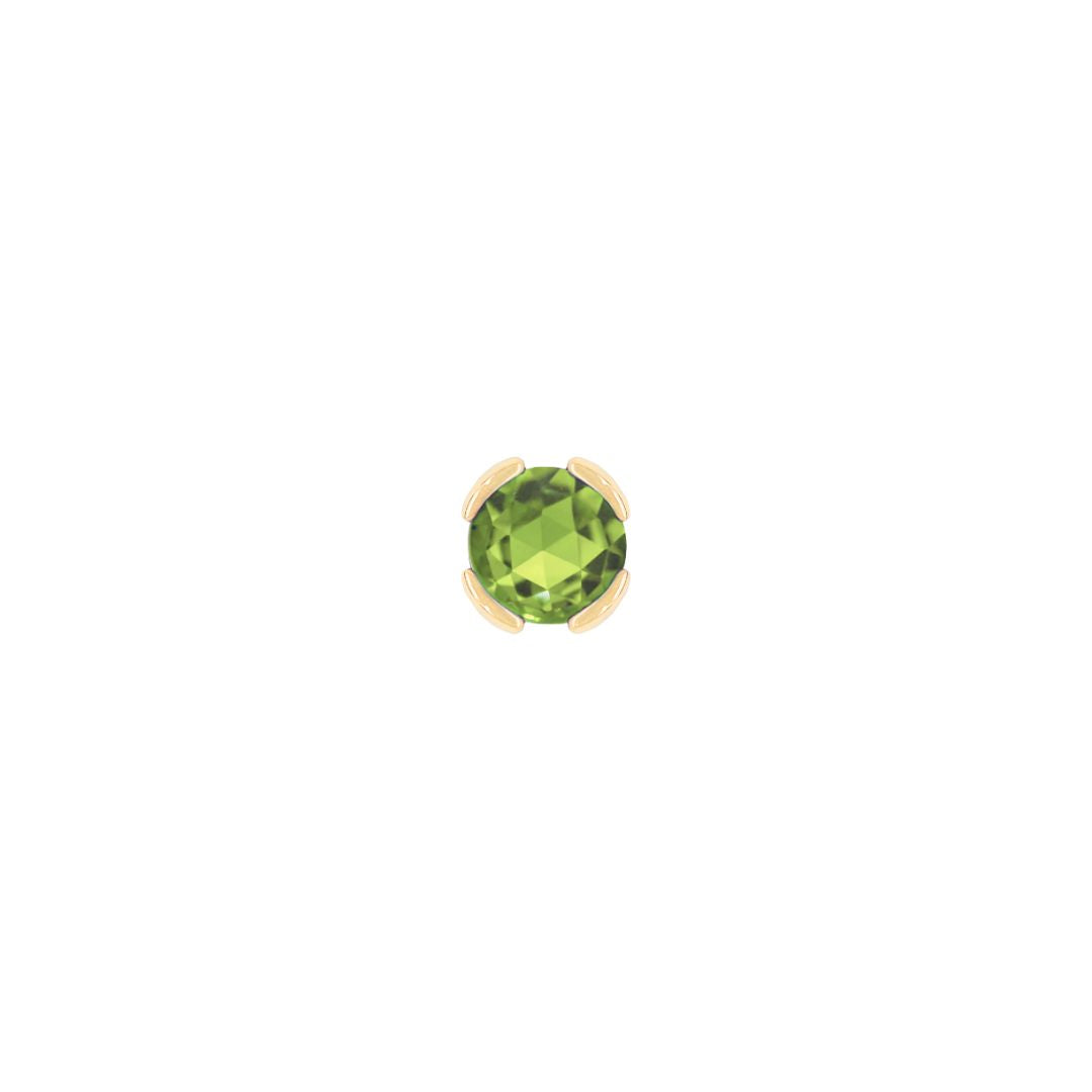 Peekaboo - Peridot - Threadless End
