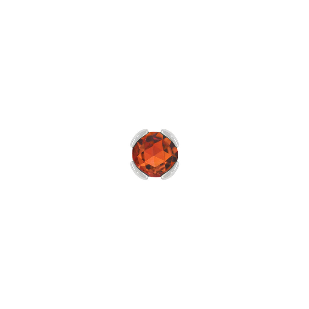 Peekaboo - Orange Garnet - Threadless End