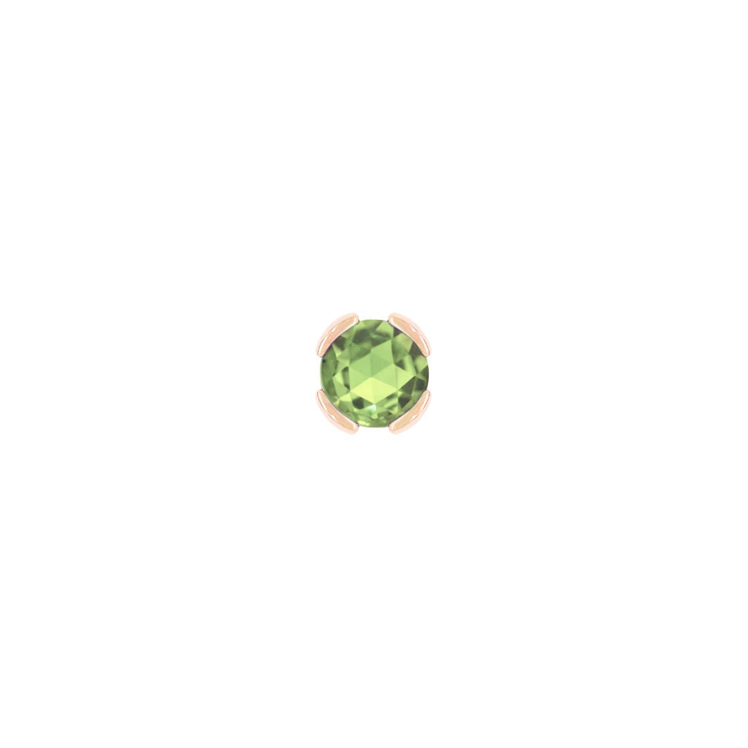 Peekaboo - Peridot - Threadless End