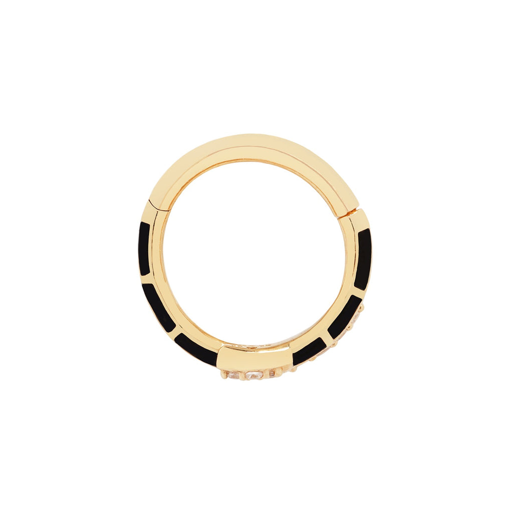 Anti Hero - Enamel + CZ - Clicker