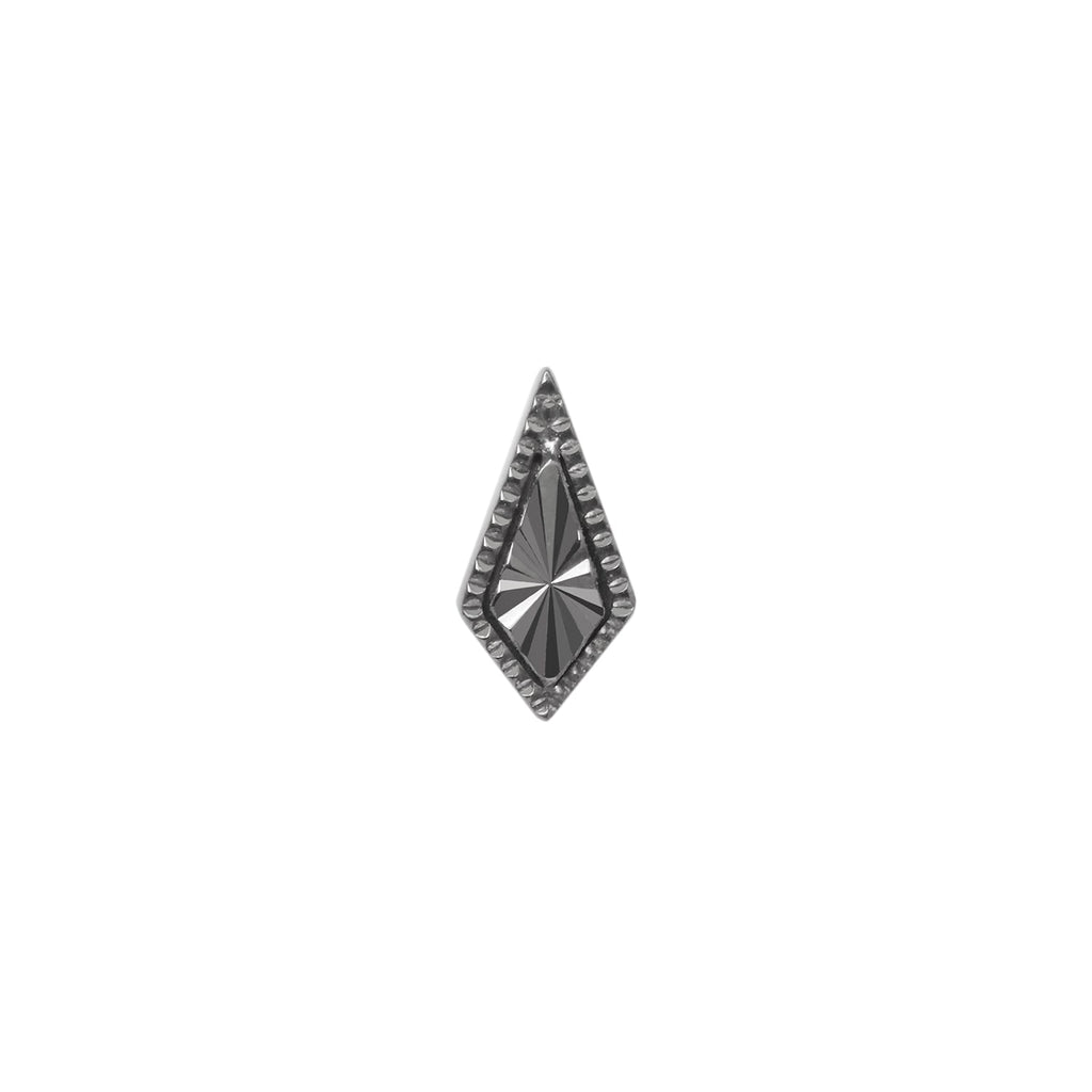 Bad As Hell Black Rhodium Threadless End