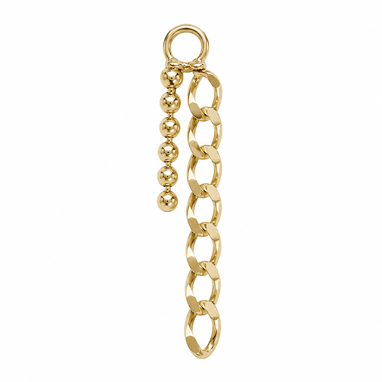 Bead Curb Charm