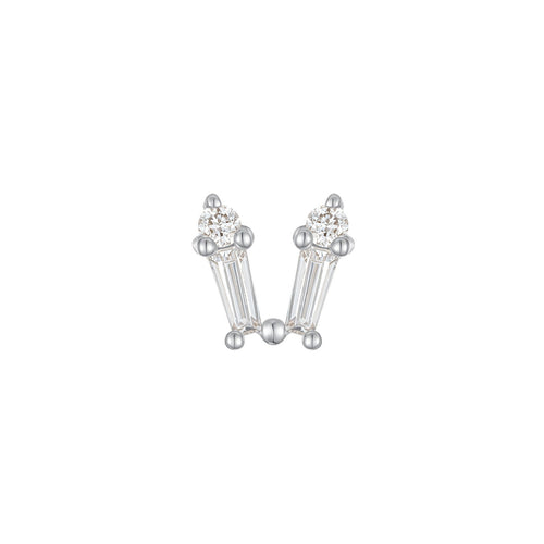 Bow Flat Back Stud