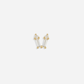 Bow Flat Back Stud