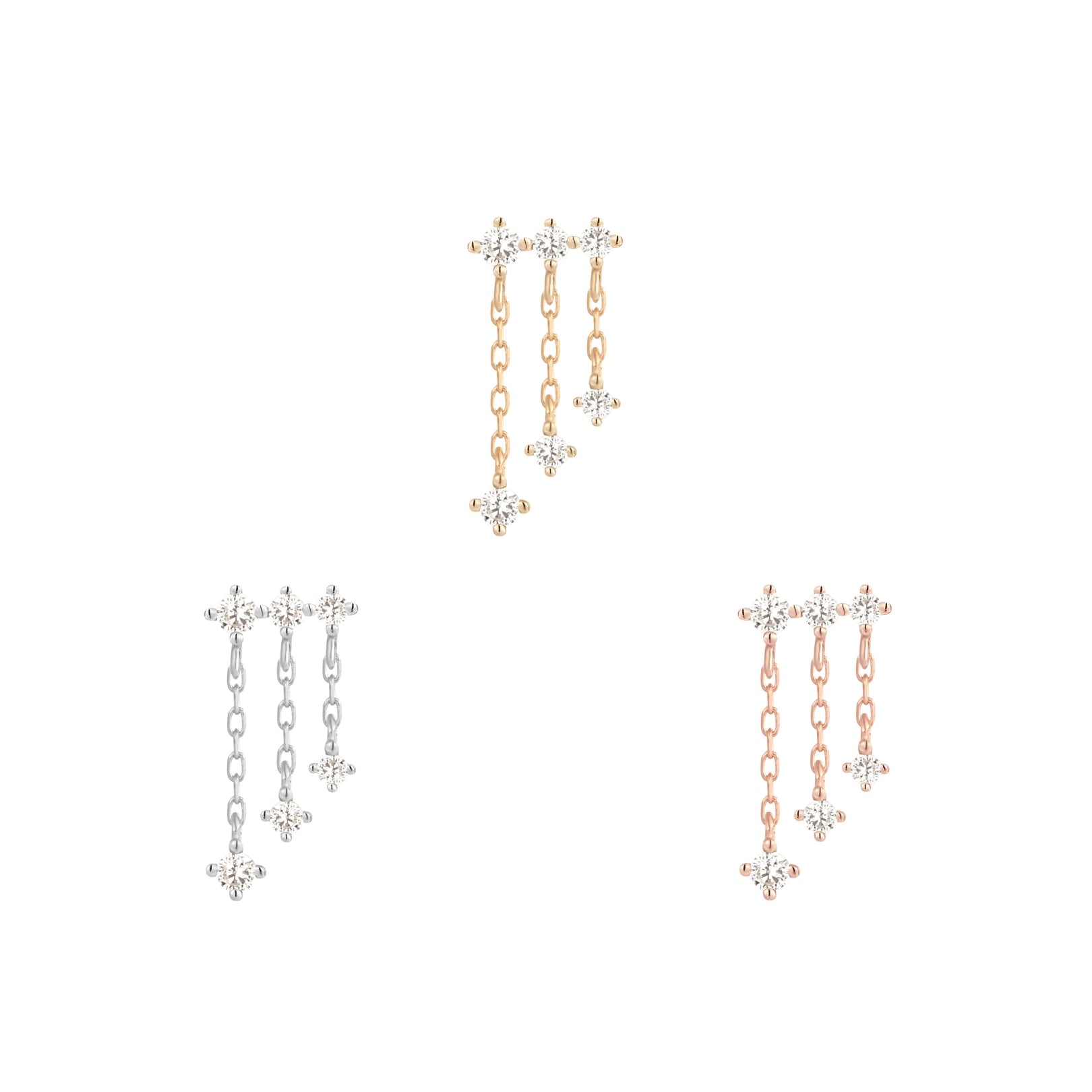 Cascade Threadless End with CZ