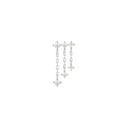 Cascade Flat Back Stud with CZ