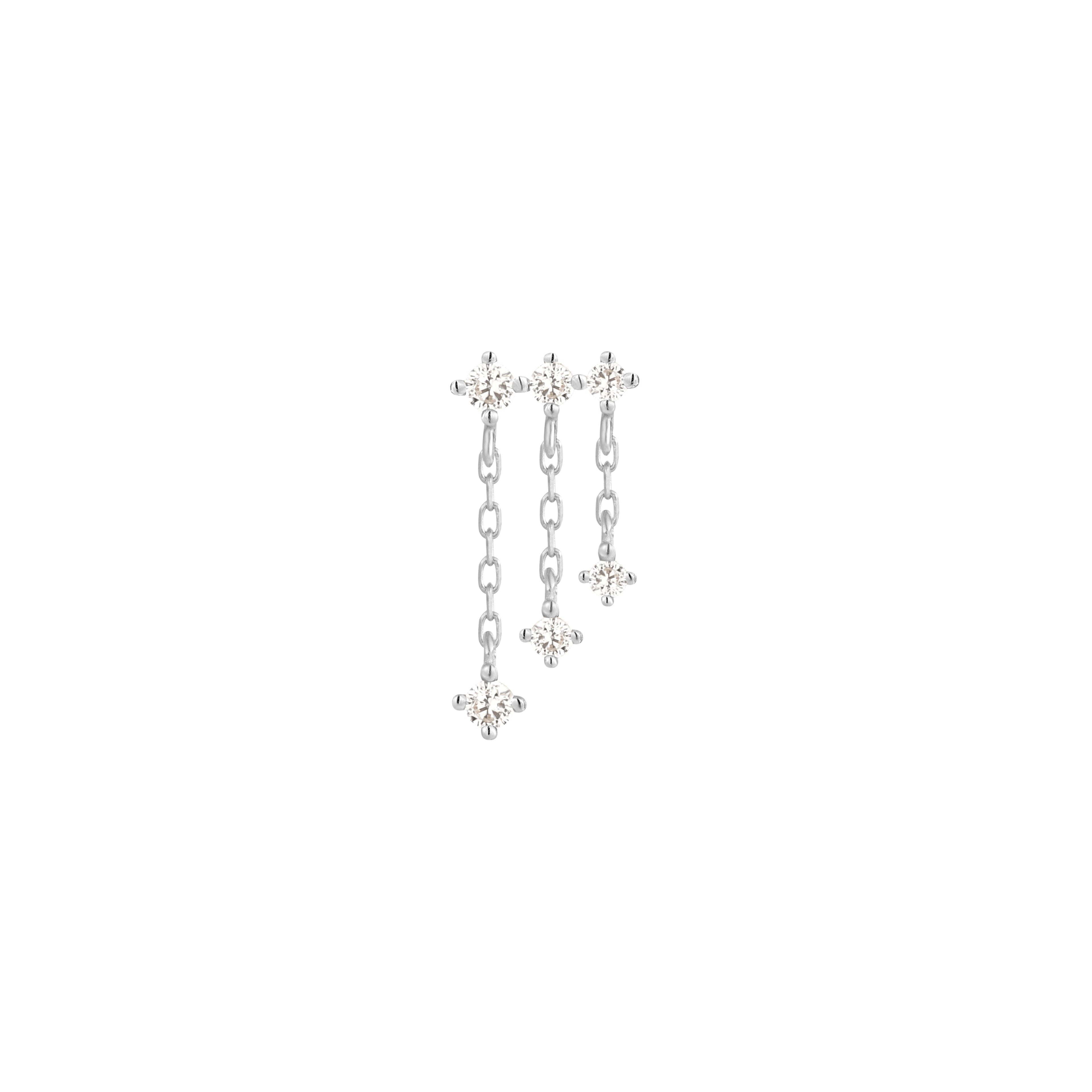 Cascade Threadless End with CZ