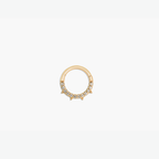 Crown Pavé Half Eternity Clicker