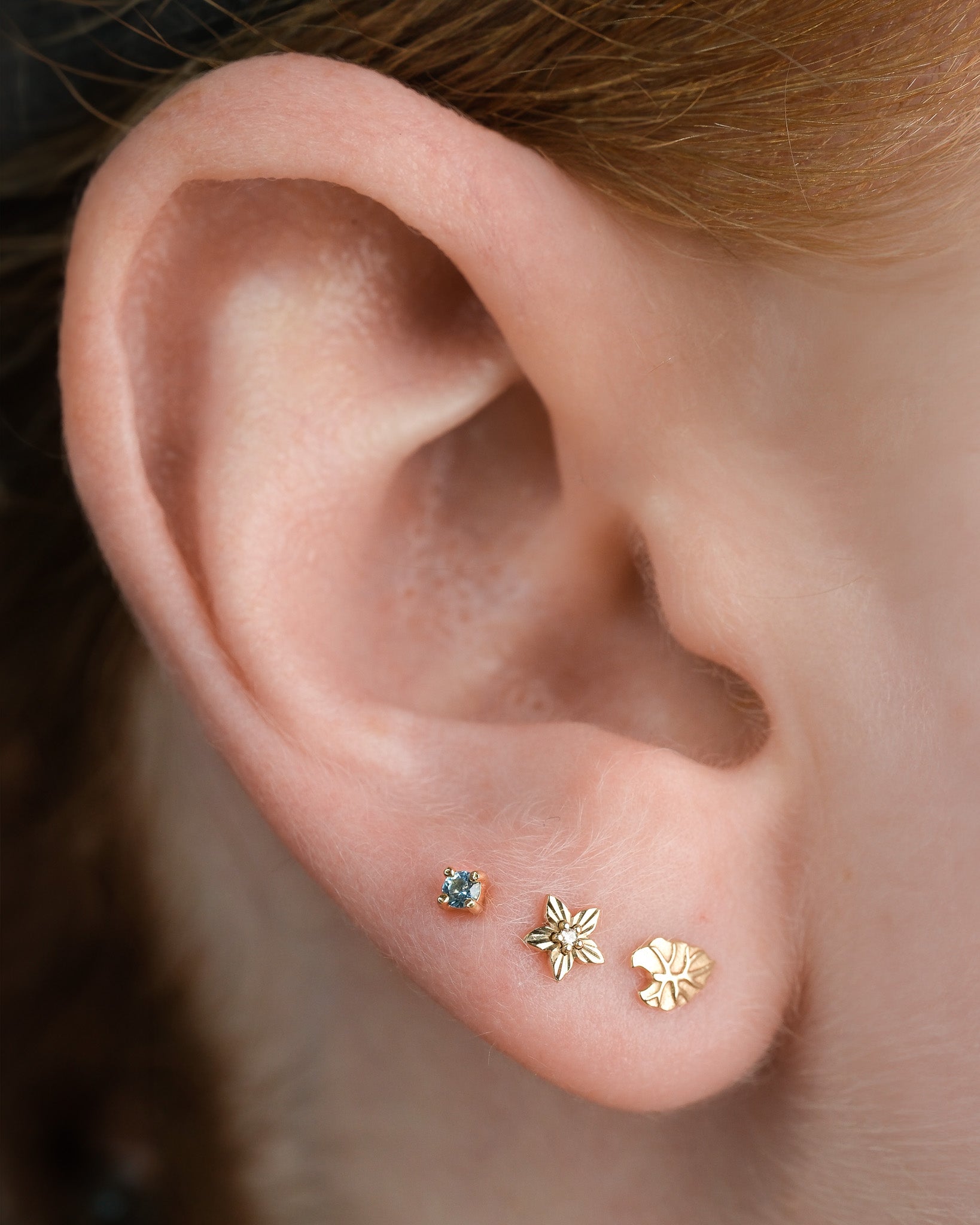 London Blue Topaz Prong - Threadless End