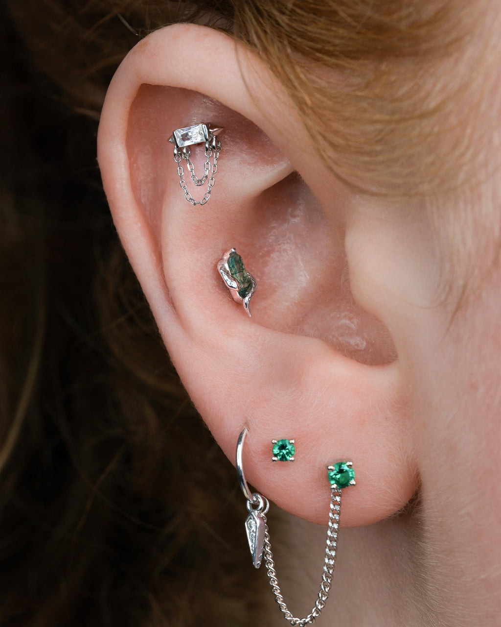 Emerald Prong (Lab Grown) - Threadless End