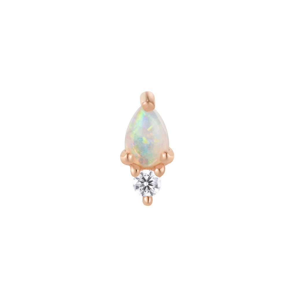 Daydream - Opal + CZ - Threadless End