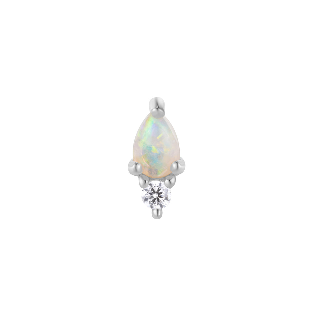 Daydream - Opal + CZ - Threadless End