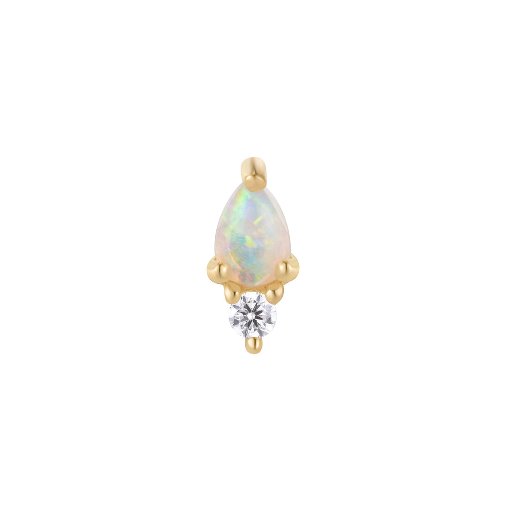 Daydream - Opal + CZ - Threadless End