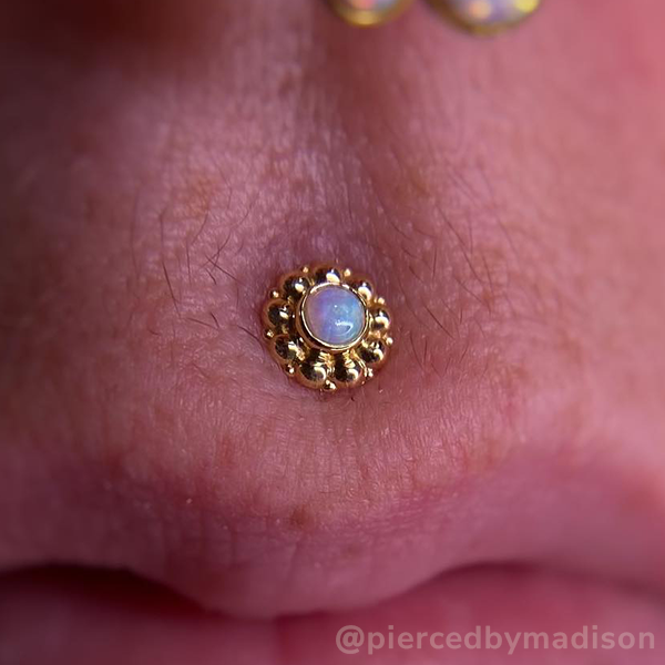 18K Gold Kumo End
