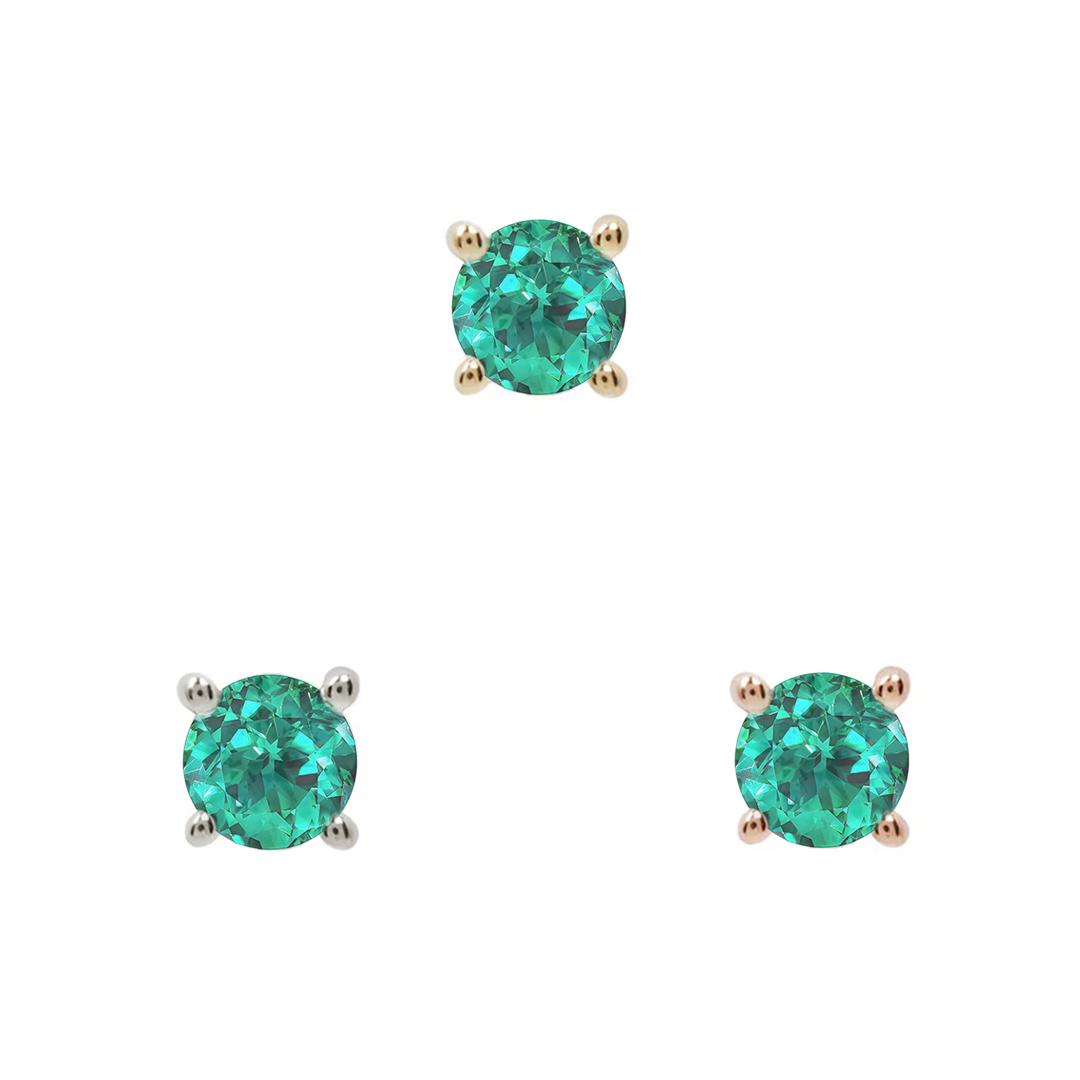 Emerald Prong (Lab Grown) - Threadless End