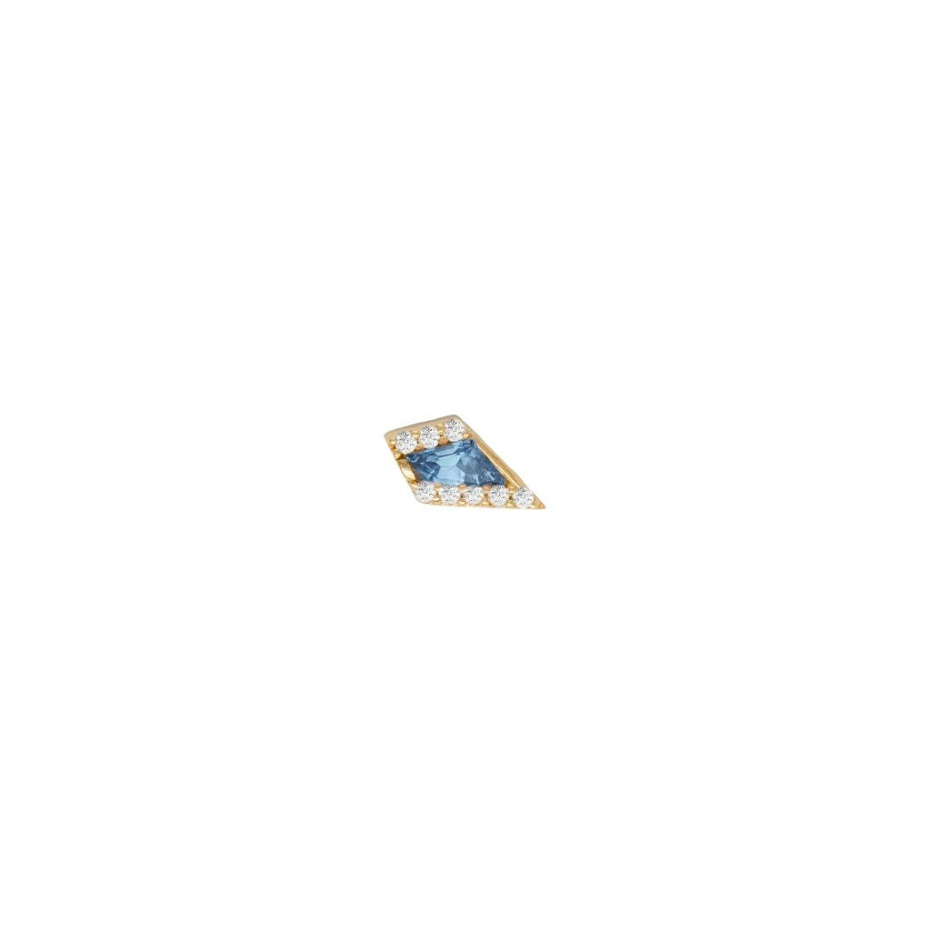 Eminence - London Blue Topaz - Threadless End