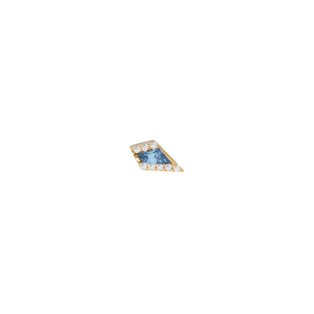 Eminence - London Blue Topaz - Threadless End