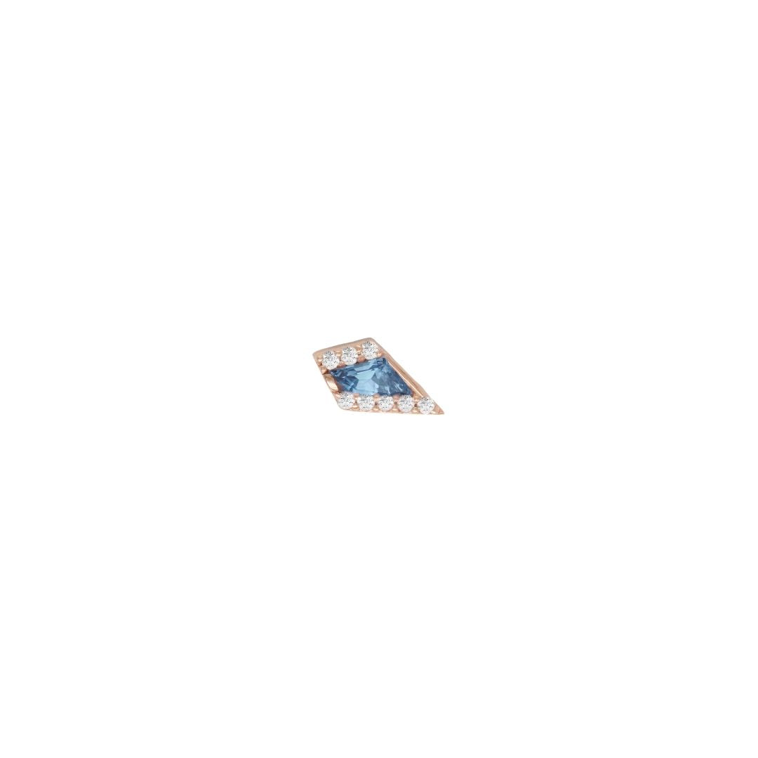 Eminence - London Blue Topaz - Threadless End