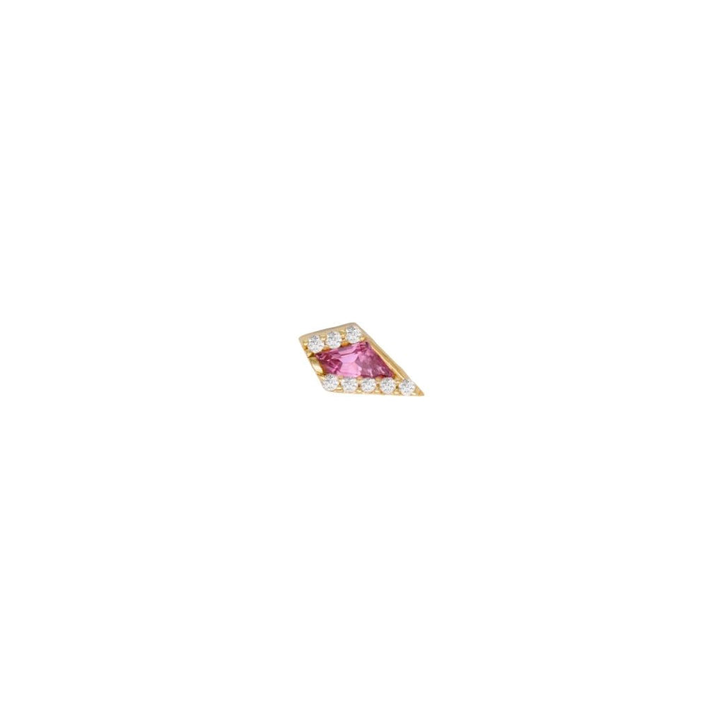 Eminence - Pink Tourmaline - Threadless End