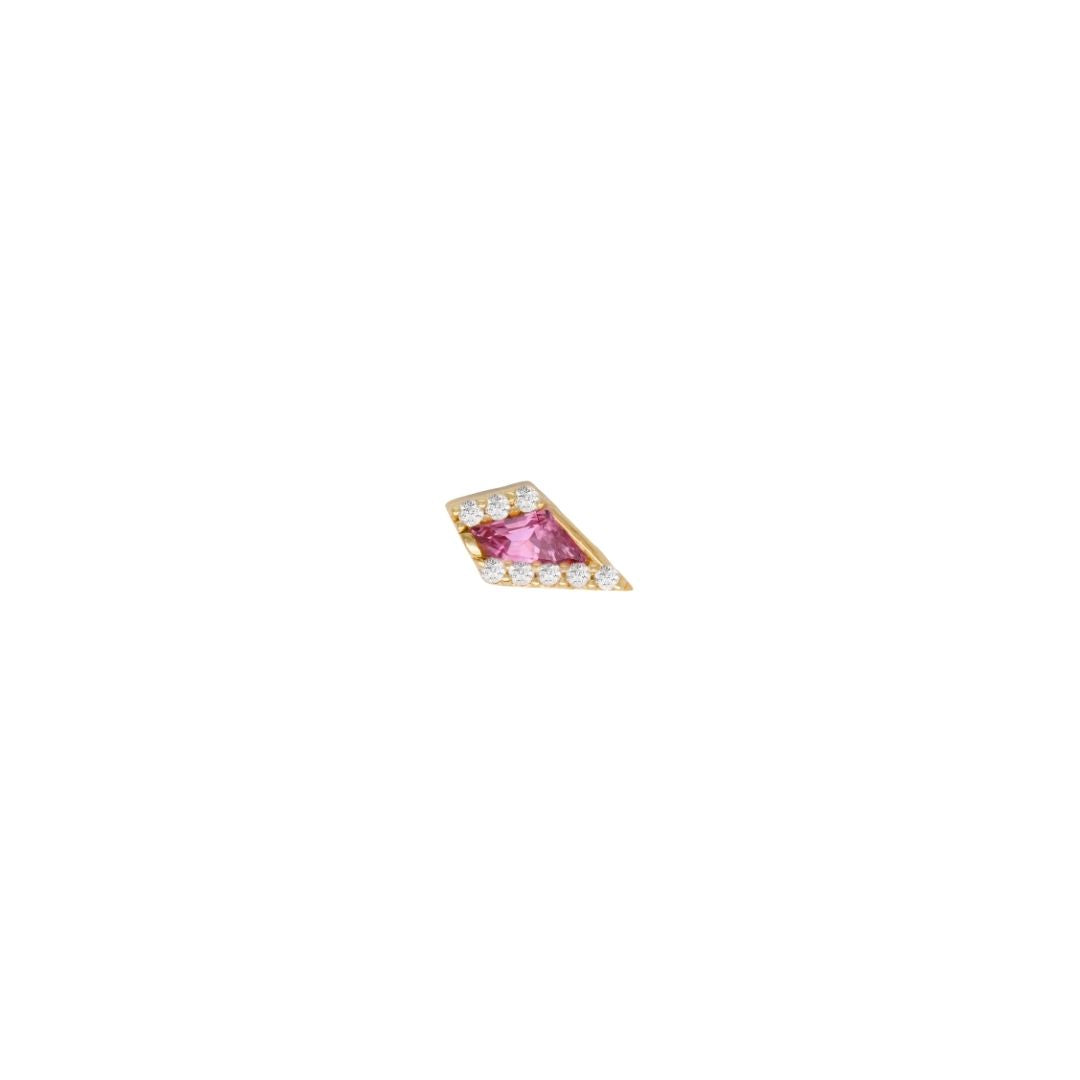 Eminence - Pink Tourmaline - Threadless End